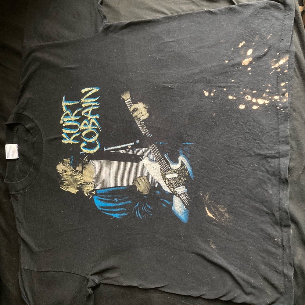 1994 KURT COBAIN "SUICIDE NOTE" XL T-SHIRT NIRVANA